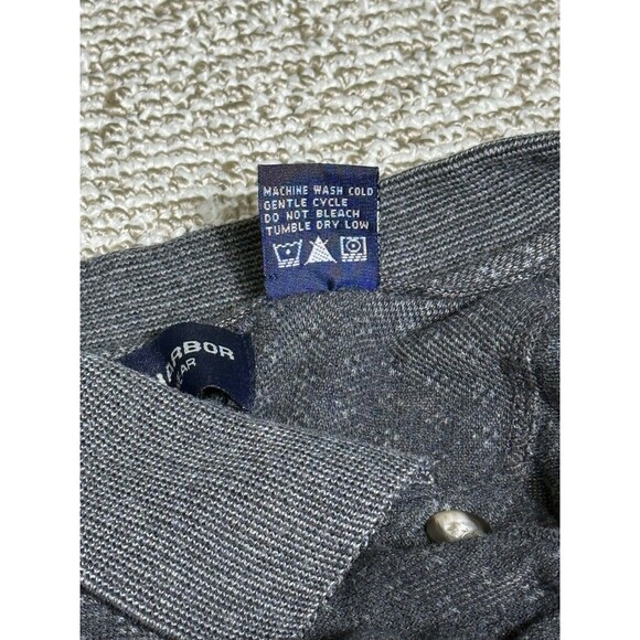 Safe Harbor Polo Men’s Large Black Banded Golf Casual - Picture 4 of 7